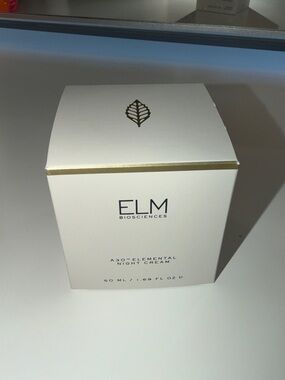 ELM Biosciences A30 Elemental Night Cream - White & Gold Box